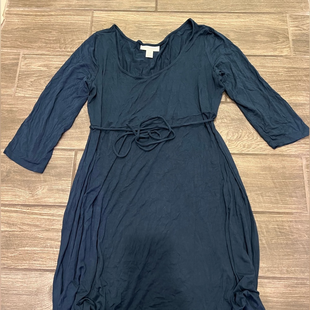 Long teal blue XL maternity top